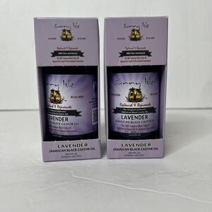 Sunny Isle Jamaican Castor Oil Lavender Black 4 Ounce (118ml) (2 Pack)